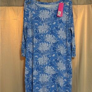 Lilly Pulitzer Blue and White Sophie Dress